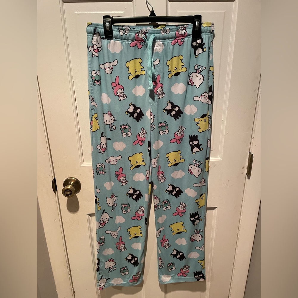 Blue hello kitty and friends pj pants